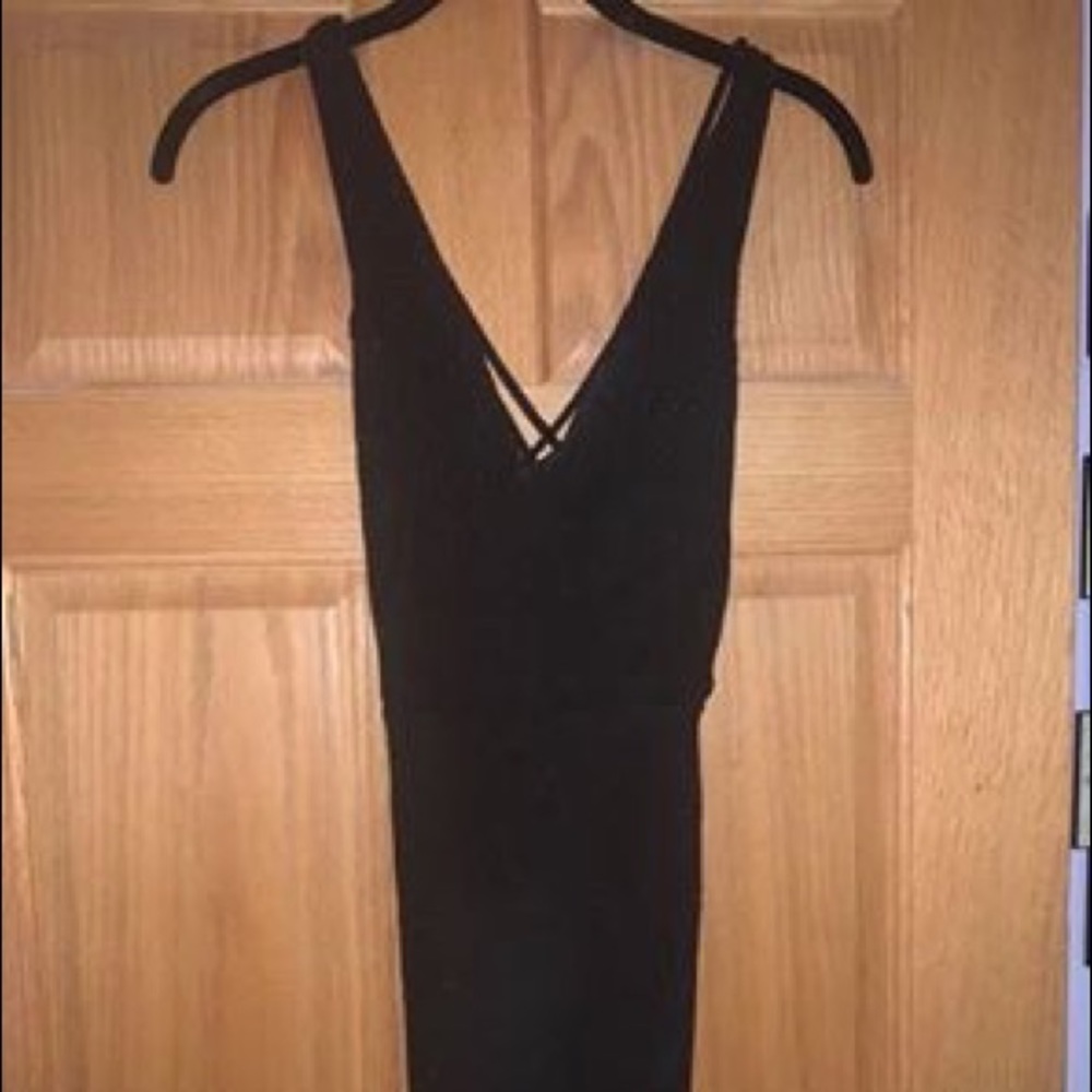 Navy blue sparkly homecoming dress